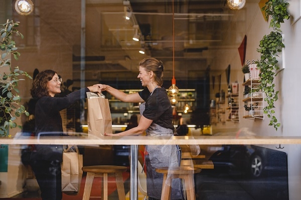 Two Women In A Shop