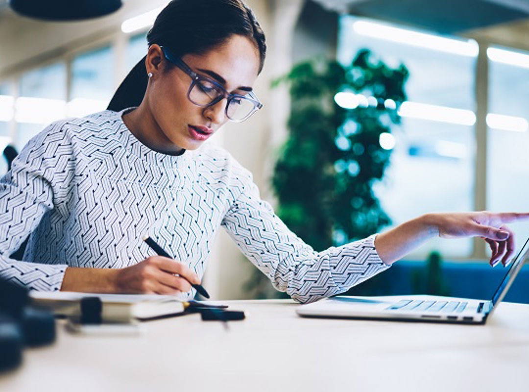 Woman And Laptop Small