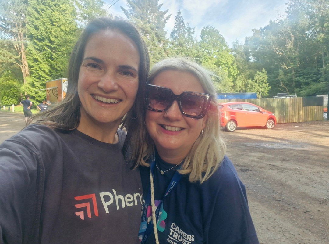 Lois Ratcliffe and colleague