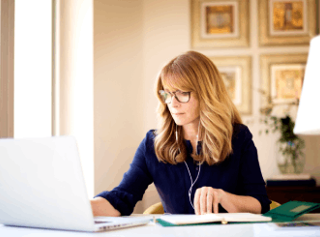 Person Working From Home